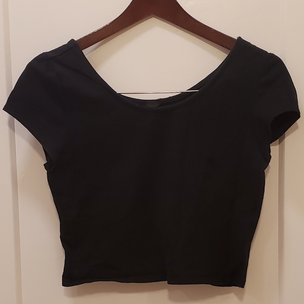 Black Crop Top